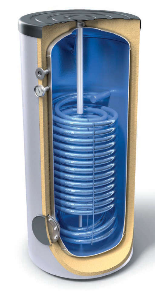 BOILER PT. POMPA CALDURA -TESY - 1 SERPENTINA - EV 2x12S 200 60 – 196 L