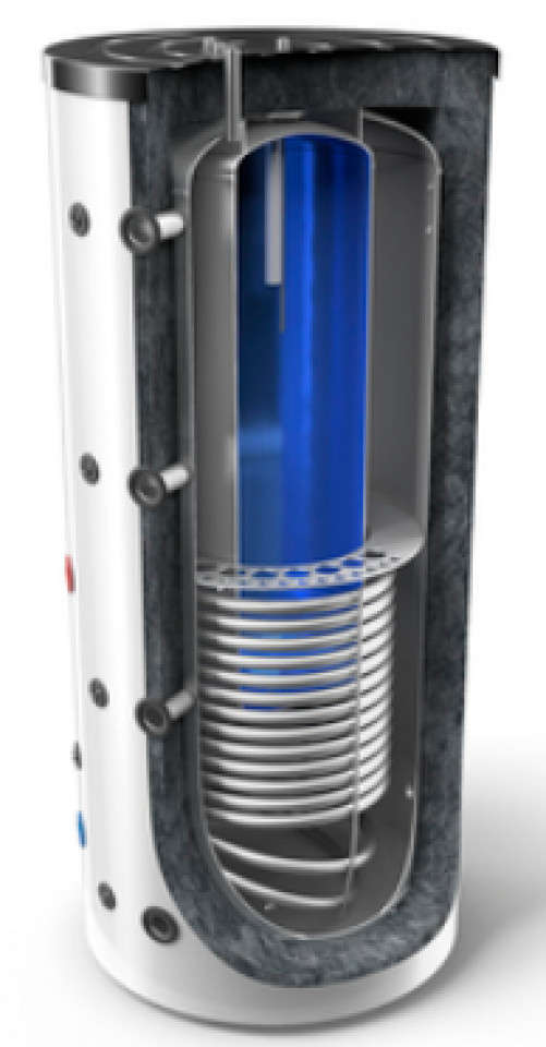 PUFFER – TANK in TANK - 1 SERPENTINA - TESY - V 12 S 800 95 EV 200 45 C– 800 L