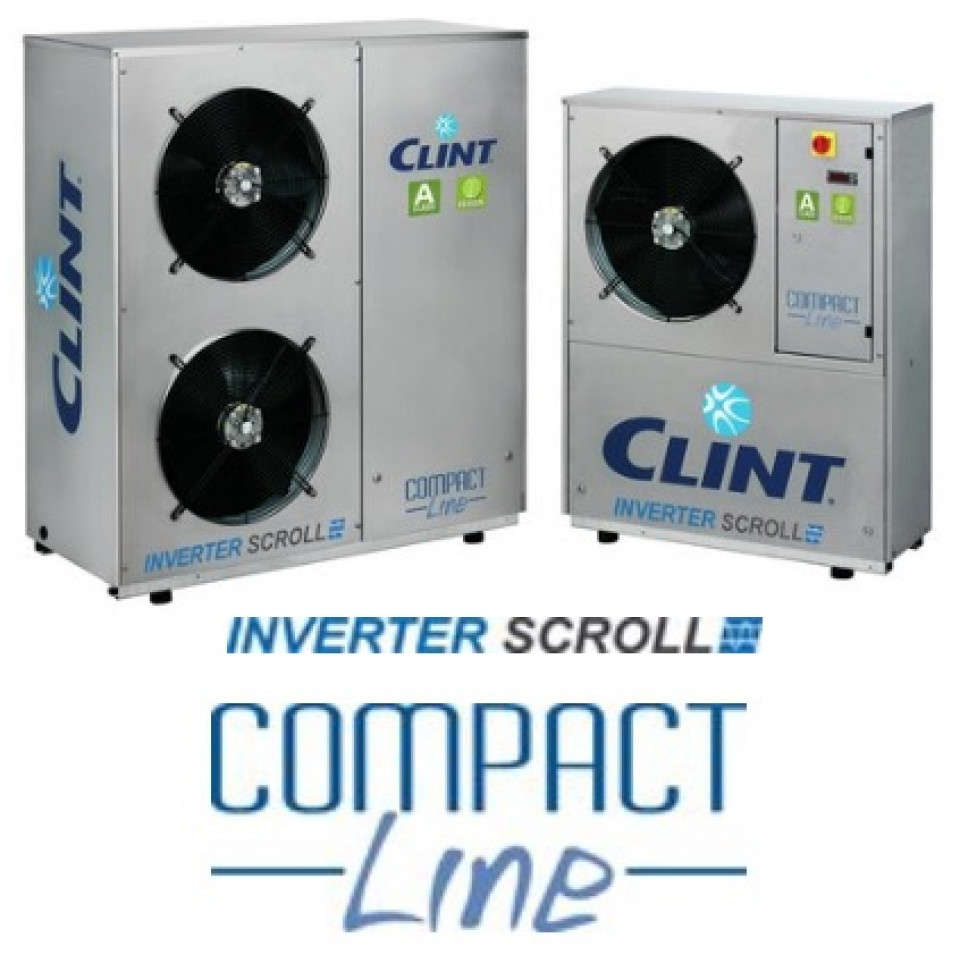 CHILLER COMPACT LINE - INVERTER IN POMPA DE CALDURA - CLINT - CHA/IK/A/WP 51 - 12.4 kW