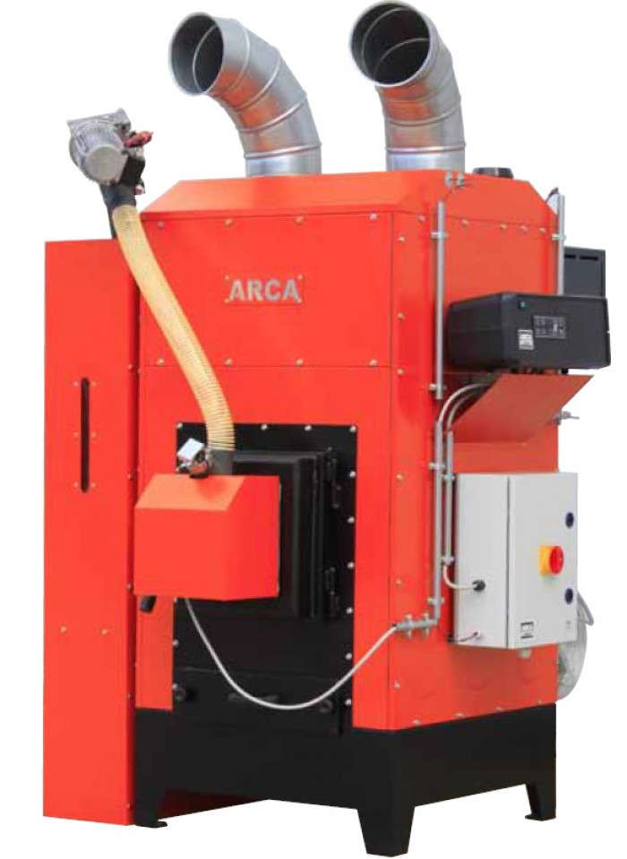 GENERATOR DE AER CALD PE PELETI - ARCA - GEN-P - 100 kW
