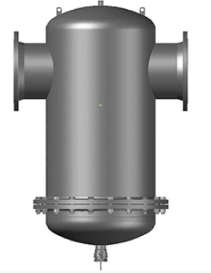 SEPARATOR DE NAMOL  - REFLEX -  EXDIRT D 300 R - FLANSA + FLANSA REVIZIE