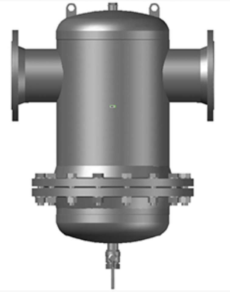 SEPARATOR DE NAMOL  - REFLEX -  EXDIRT D 150 R - FLANSA + FLANSA REVIZIE