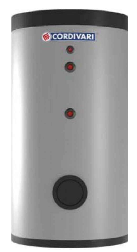 BOILER INOX CORDIVARI - 1 SERPENTINA BOLLY 1 AP XB-A  - 200 L