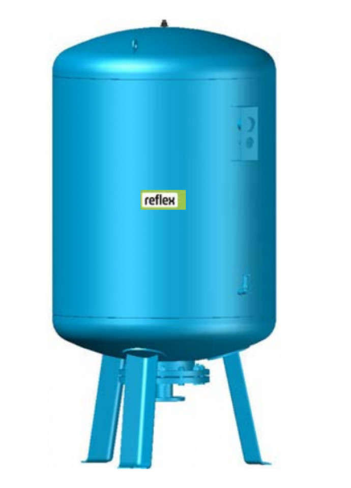 VASE DE HIDROFOR - REFLEX - DE - 1000 L - D 100 cm - 10 bar