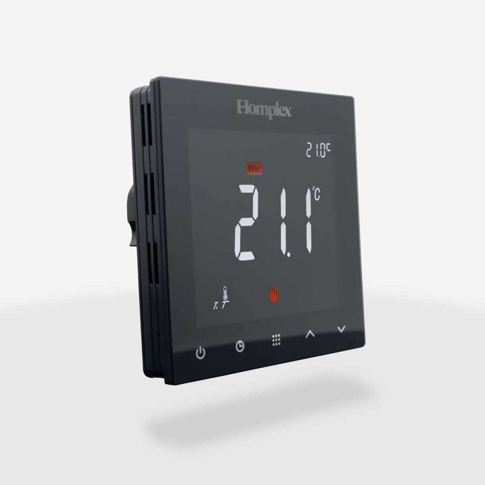 TERMOSTAT Wi-Fi - PROGRAMABIL INCALZIRE PARDOSEALA - 922 Black