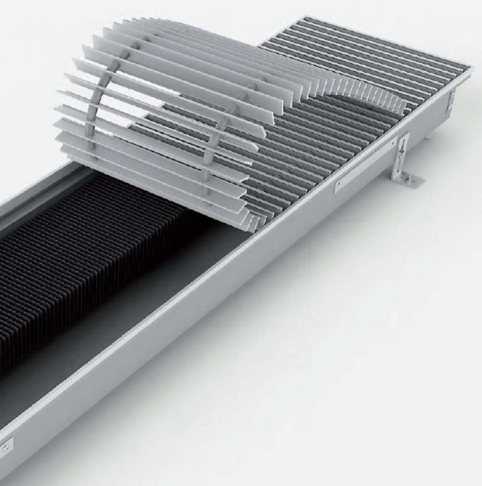 CONVECTOR DE PARDOSEALA ISAN - TERMO - CONVECTIE NATURALA  -  FRK 80-250-4300 -4300 MM