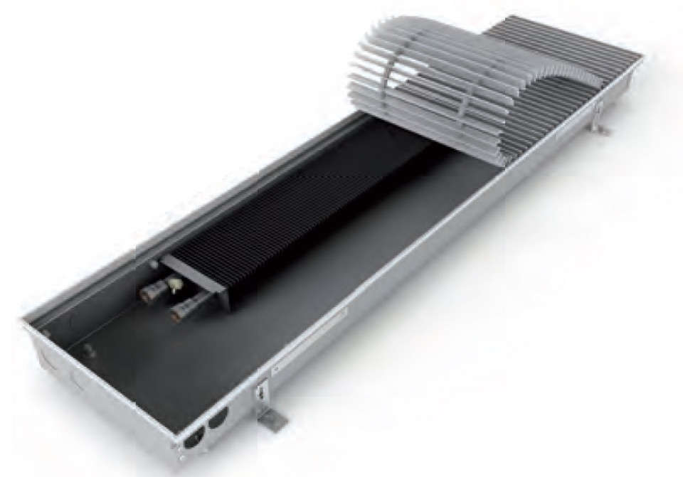 CONVECTOR DE PARDOSEALA ISAN - TERMO - CONVECTIE NATURALA  -  FRK 165-350-4700 -4700 MM