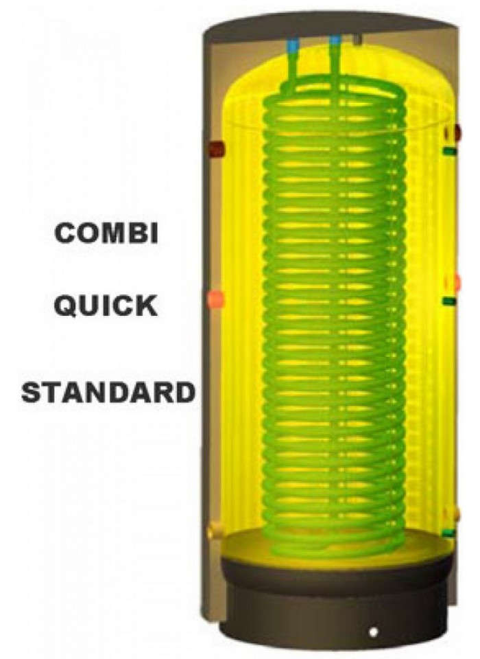 PUFFER – ACUMULATOR APA CALDA -  1 SERPENTINA ACM - COMBI QUICK STANDARD 600