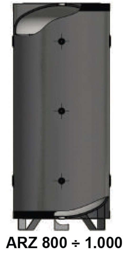 REZERVOR APA RACITA IZOLAT ALUMINIU 1000 - 1000 L