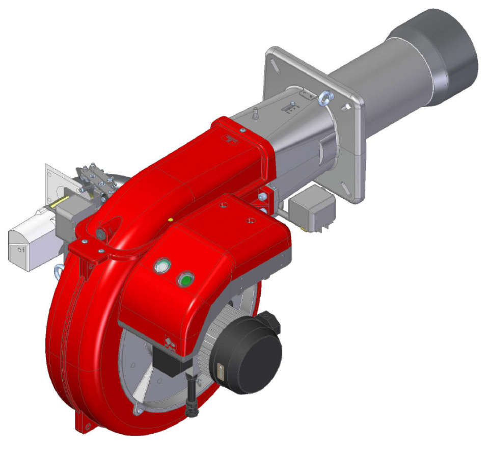 ARZATOR GAZ MODULANT GAS P 100/M CE TC EVO + R. CE D2" – S (200/581-1163 KW)
