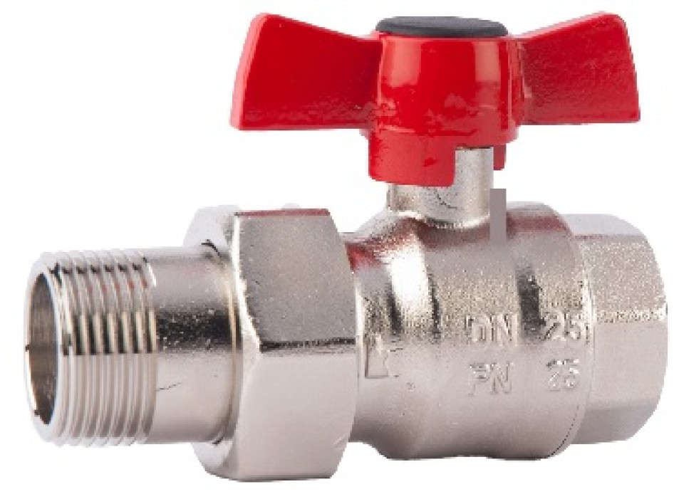 ROBINET CU SFERA SI FLUTURE - HERZ -  FI-FE CU OLANDEZ 1"
