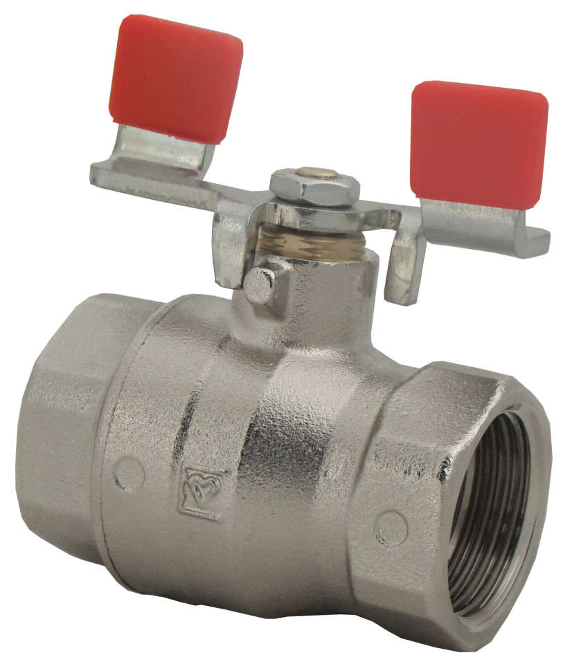 ROBINET CU SFERA SI FLUTURE - HERZ -  FI-FI 1/2"