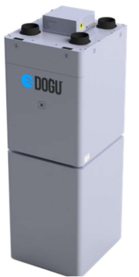 BOILER CU POMPA DE CLADURA SI RECUPERATOR CALDURA - DOGU - HOME-HW - 200 l