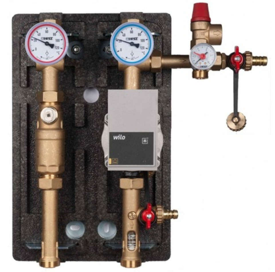 GRUP POMPARE SOLAR - PUMPFIX SOLAR cu pompa WILO - DN20 - 4-24 l/min