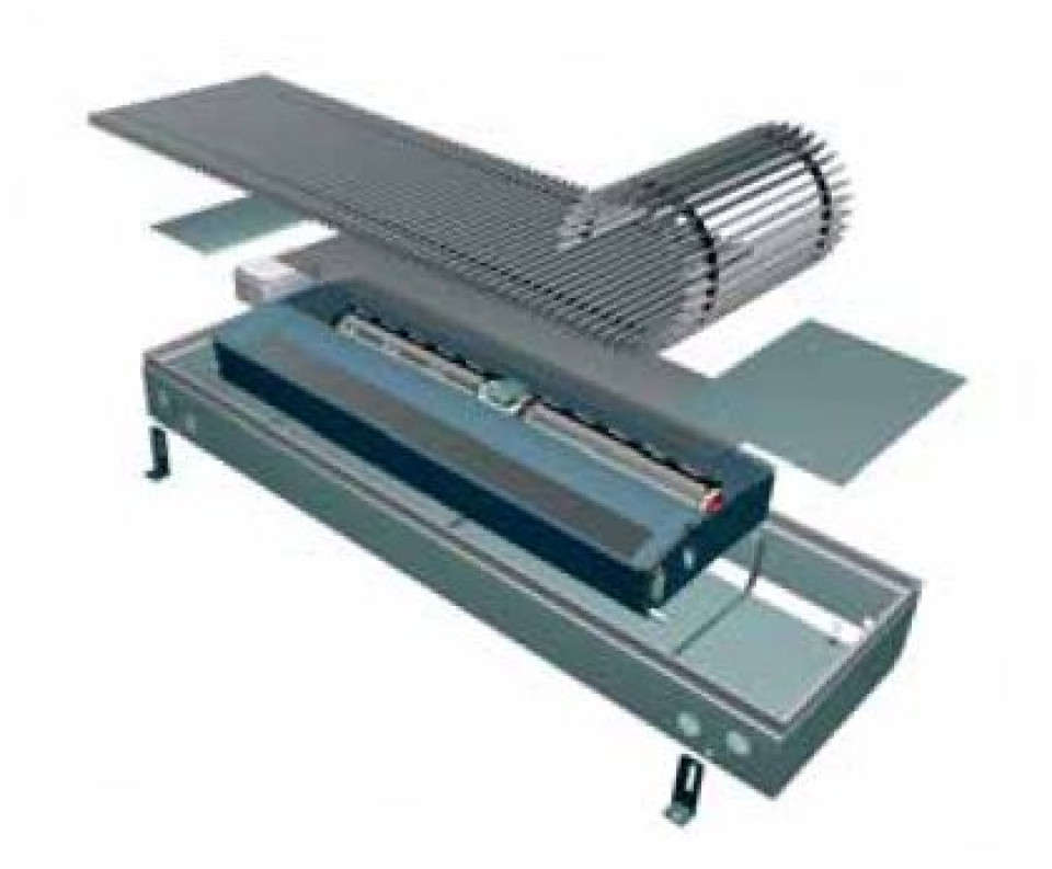 Ventiloconvectoare de pardoseala incalzire-racire flc l0-14 2000 mm