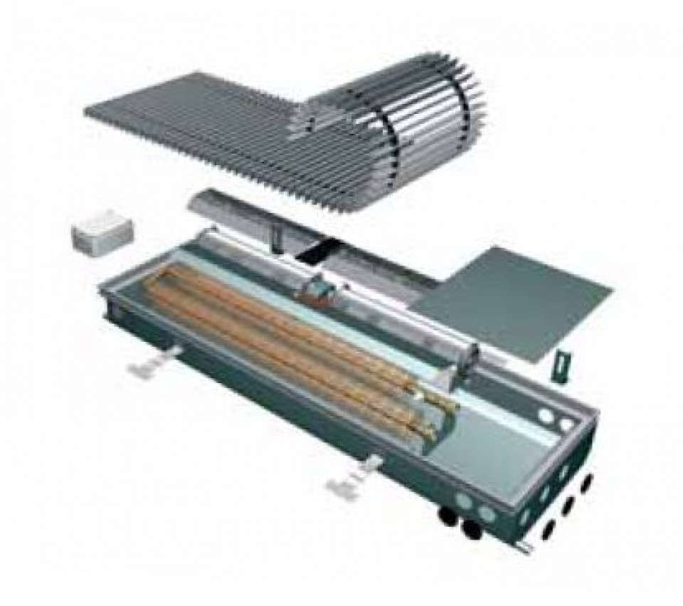 Ventiloconvectoare de pardoseala incalzire-racire flt 21 1000 mm