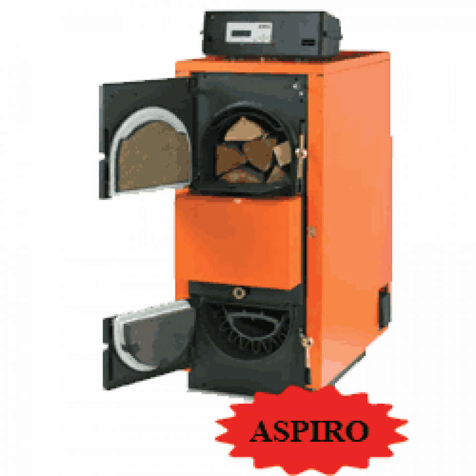 Centrale termice pe lemne cu gazeificare arca aspiro a29 r - 30 kw