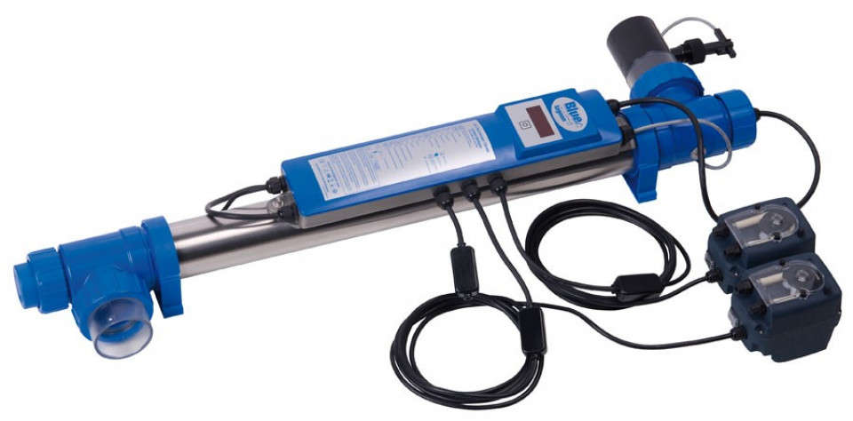 Sisteme tratare apa cu sterilizator uv si pompe dozatoare uv-c pool manager 40 mc