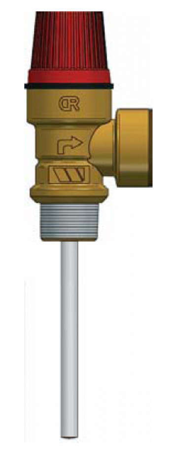 Supapa de siguranta combinata watts: presiune si temperatura pentru boilere msl/pt4-4 bar