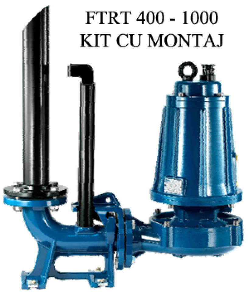 Pompe submersibile evacuare si drenaj FTR 400-1000 T - Kit montaj