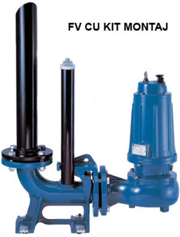 Pompe submersibile Vortex FV cu kit de montare
