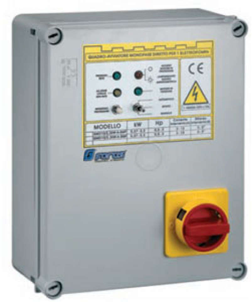 Tablouri comanda qm - pompe submersibile qm 30/80 (3 hp)