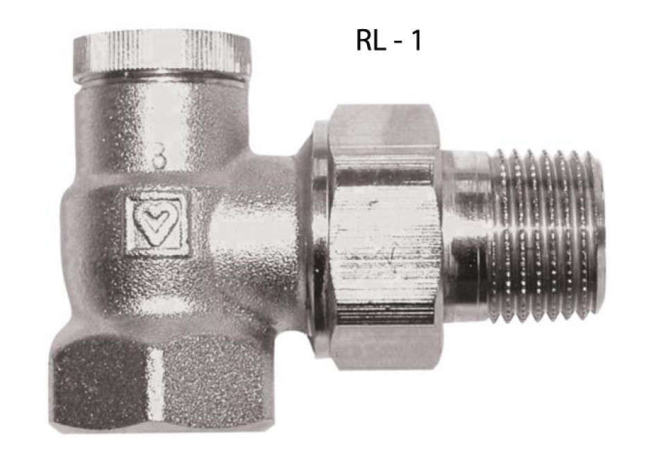 Robineti de calorifer retur coltar herz rl 1/2"