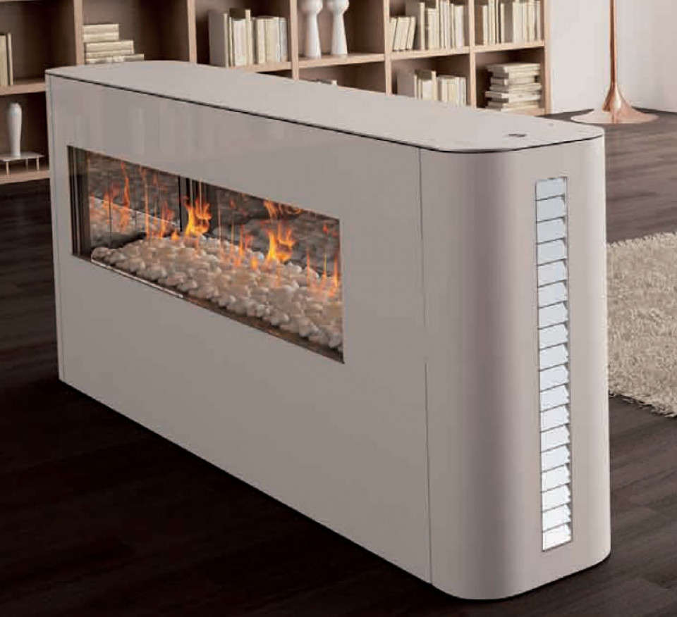 Seminee pe gaz italkero milano 80 cu doua fete - 5.6 kw