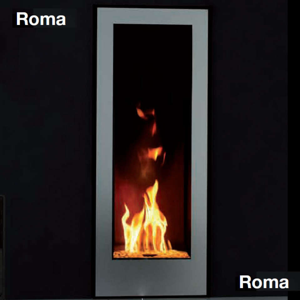 Seminee pe gaz italkero roma 50  cu doua fete - 8.3 kw