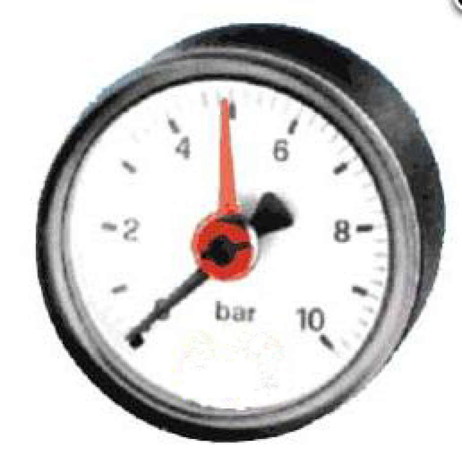Manometre apa m3 d 50, 0 - 10 bar