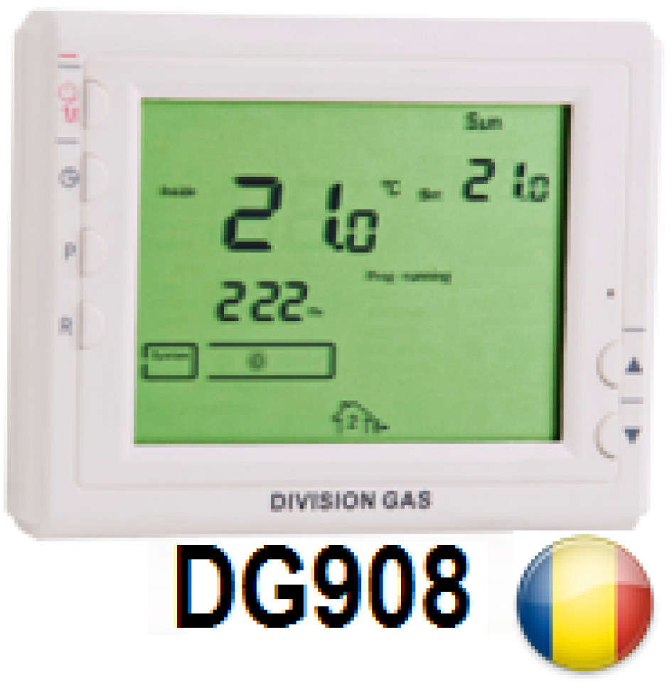 CRONOTERMOSTAT DE AMBIANTA ELECTRONIC CU FIR DG908