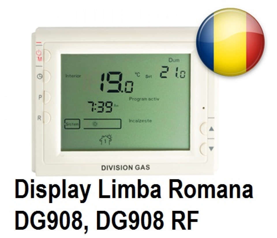 Cronotermostate de ambianta electronic fara fir dg908 rf