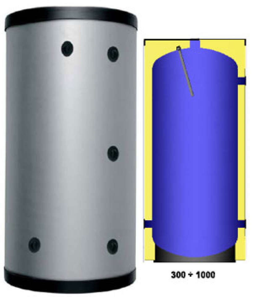 Rezervor apa calda izolate sac 1500