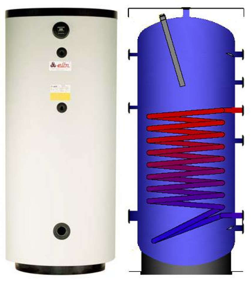 Boiler cu serpentina bsv 1000