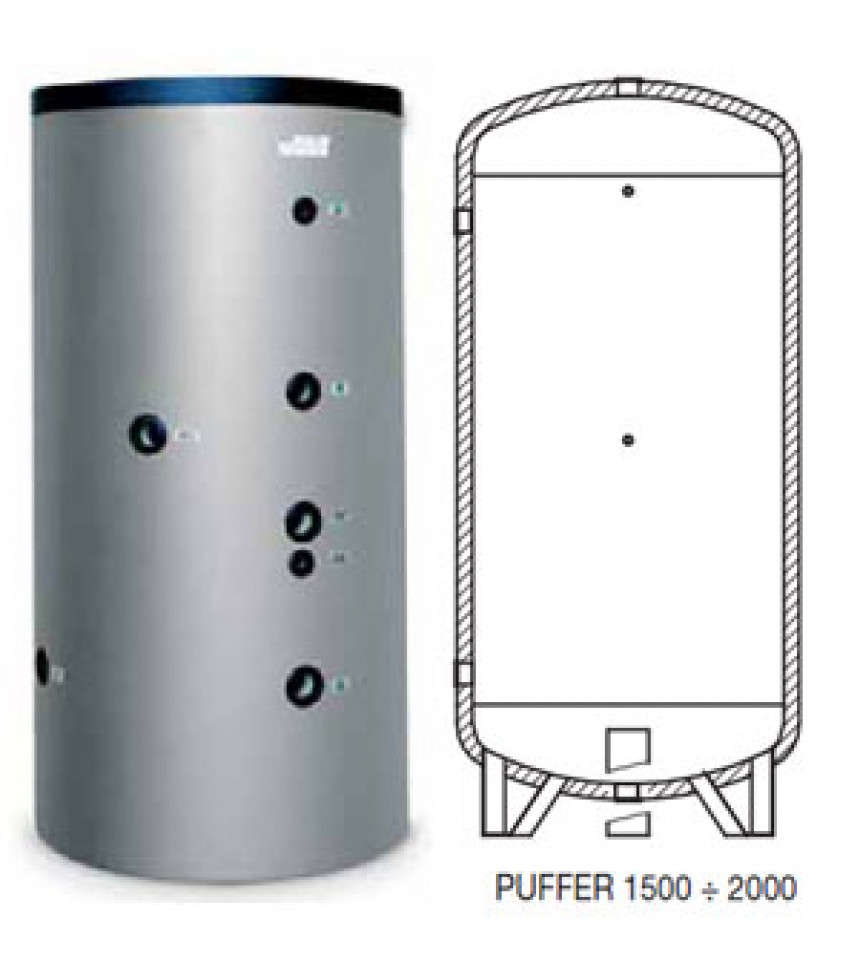 ELBPU1500, ELBPU2000 - Puffere seria P 1500 - 2000 litri