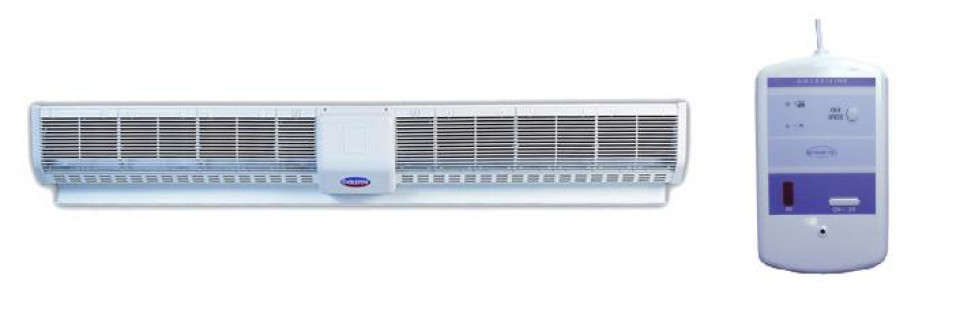 Perdele aer apa calda - kwh 28 - 2 m