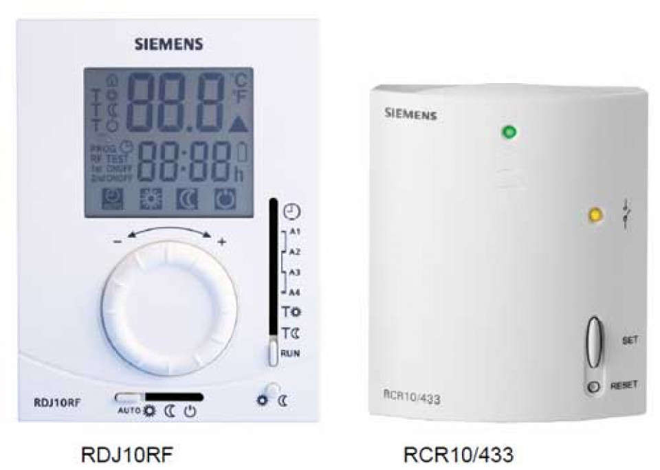 Cronotermostat cu receptor rdj10rf set