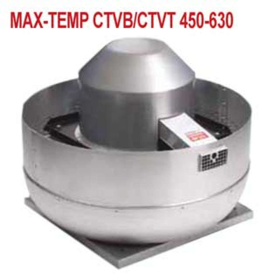 Ventilatoare de acoperis Soler Palau Max-Temp CTVB-CTVT 450-630