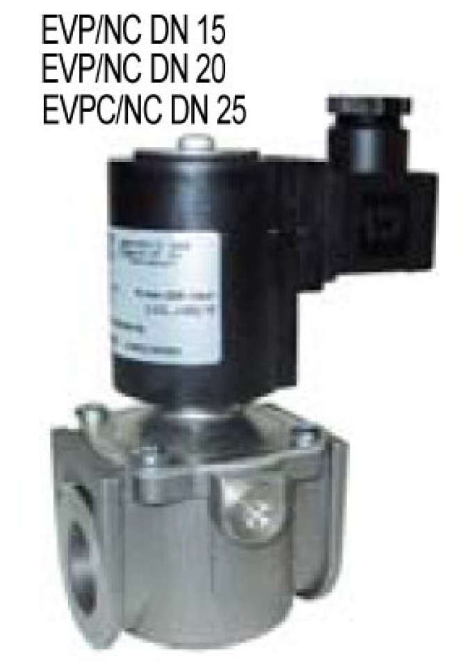 Electrovalve gaz EVP-NC 15 - EVP-NC 20 - EVPC-NC 25