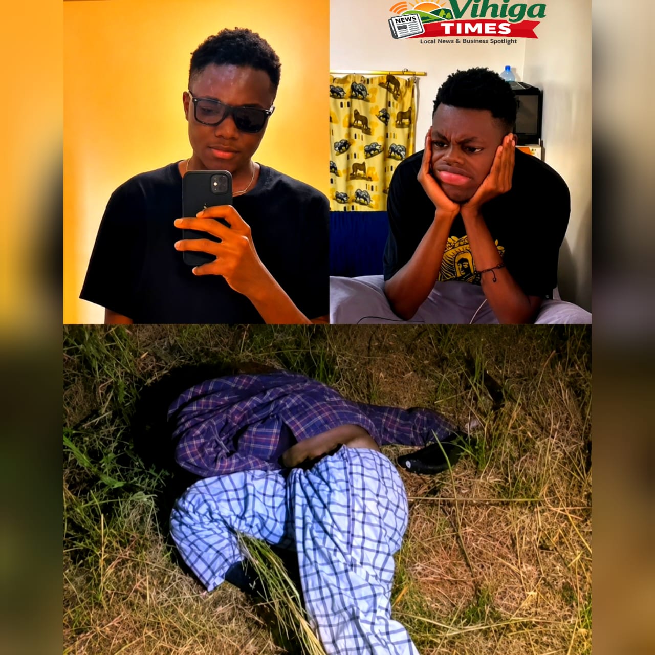 JKUAT campus Juja Kiambu County - Derrick Omollo, 21-year-old third-year student and TikTok content creator with 106,000 followers, died after falling into quarry while fleeing attackers