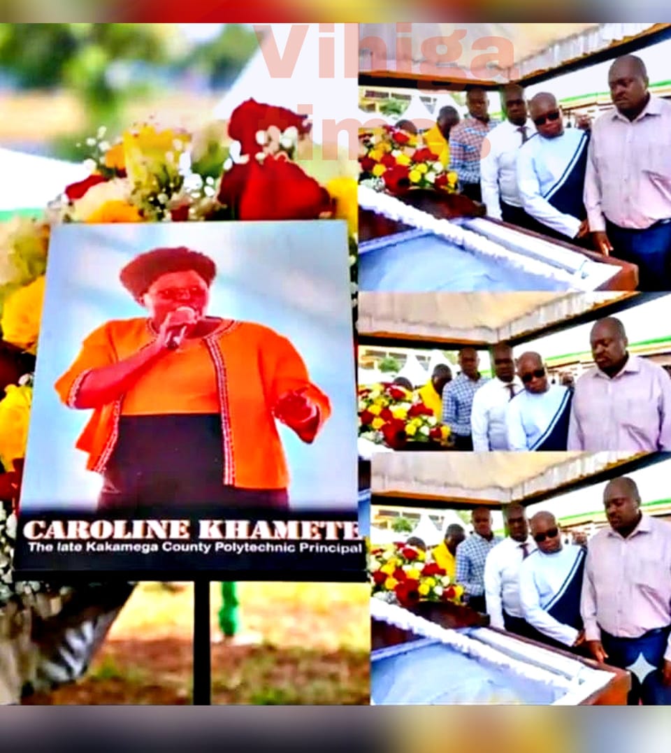 Mrs. Caroline Khamete, former Principal of Kakamega County Polytechnic