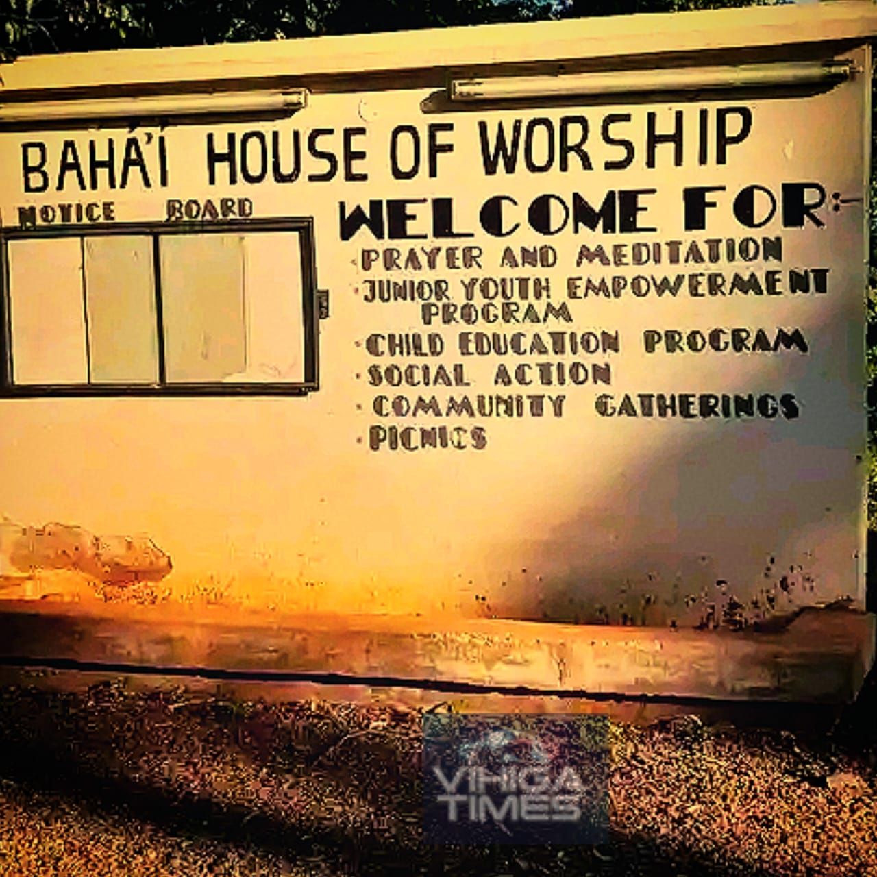 Police station in Gambogi, Vihiga County, where a church leader is being held as investigations into a sensitive case continue.