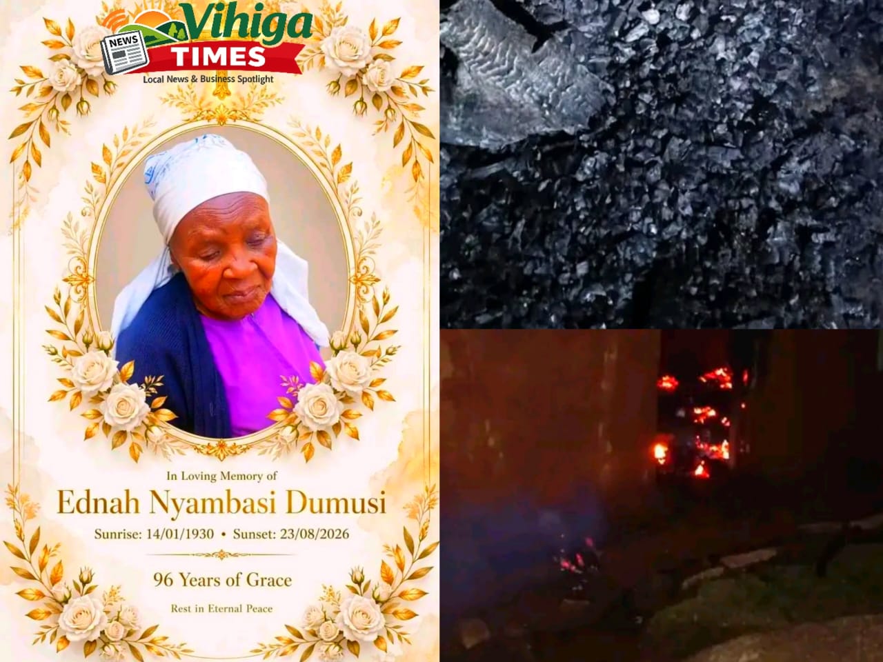 Rural home in Lwombei Village, Gisambai Location, Vihiga County where 96-year-old woman died in kitchen fire