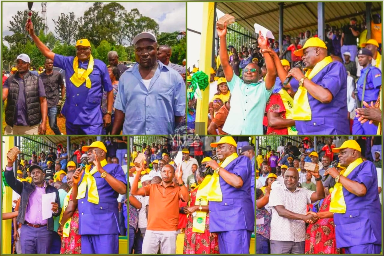 President Ruto delivers Ksh 2.5 million football funding to Vihiga teams at Mumboha Grounds - Vihiga United, Luanda Villa, Vihiga Queens receive support
