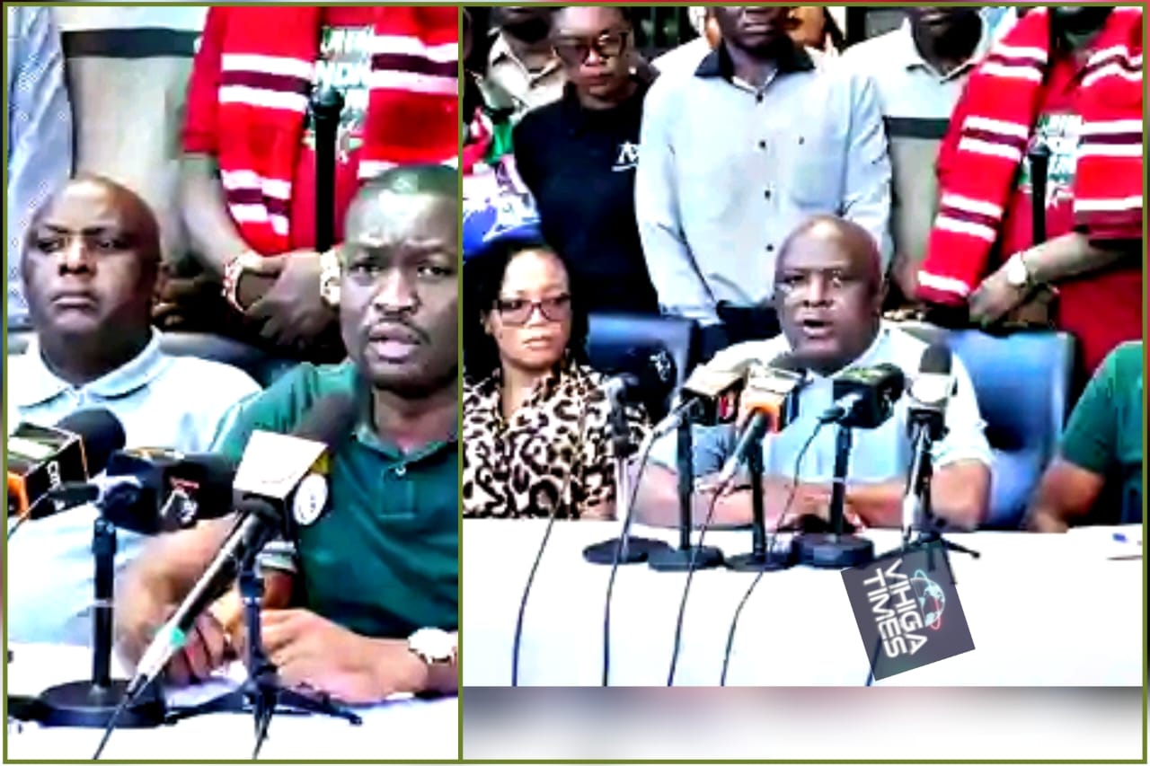 Senator Godfrey Osotsi speaking to media after discharge from Karen Hospital