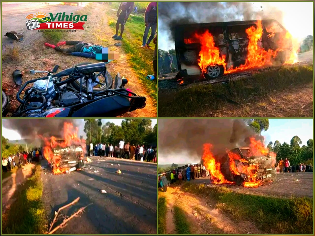 Crash on Chavakali–Kapsabet Road: Kaptik Secondary Student and Boda Rider Die; Three Students Injured