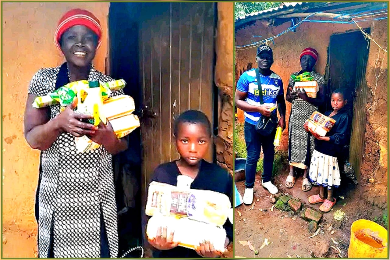 Presenter Olive Keverenge helping vulnerable families in Vihiga County