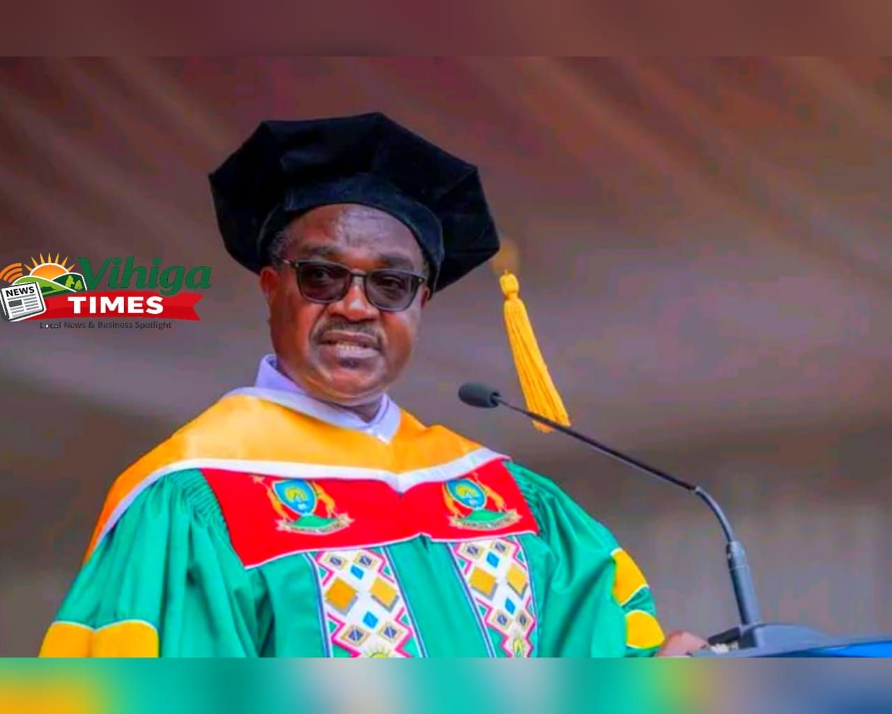 CS Julius Ogamba addresses graduates at University of Embu 11th graduation ceremony announcing new funding model