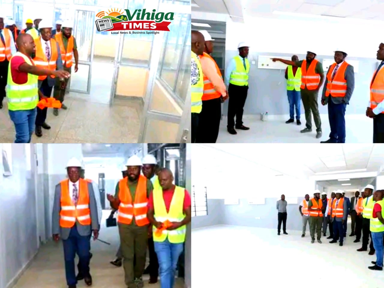Governor Ottichilo inspects VTRH Hospital Plaza construction in Vihiga