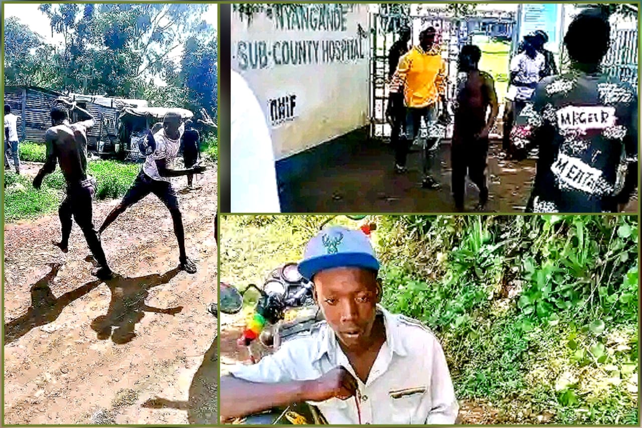 Mob justice incident scene in Kisumu County